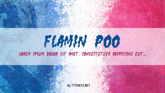 flamin poo example